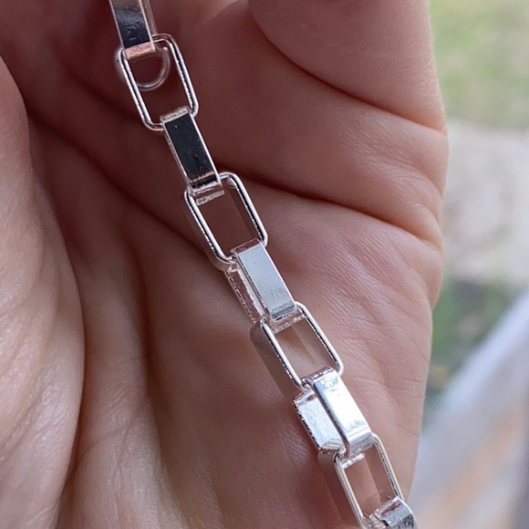 NEW Stamped 925 Sterling Silver Necklace Bracelet - Picture 3 of 3